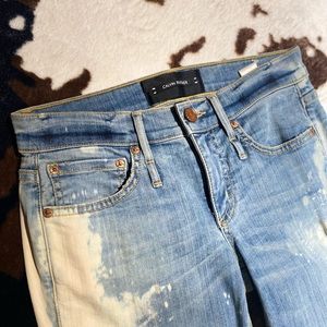 NWOT Calvin Rucker Get Down Low Bleach Jeans